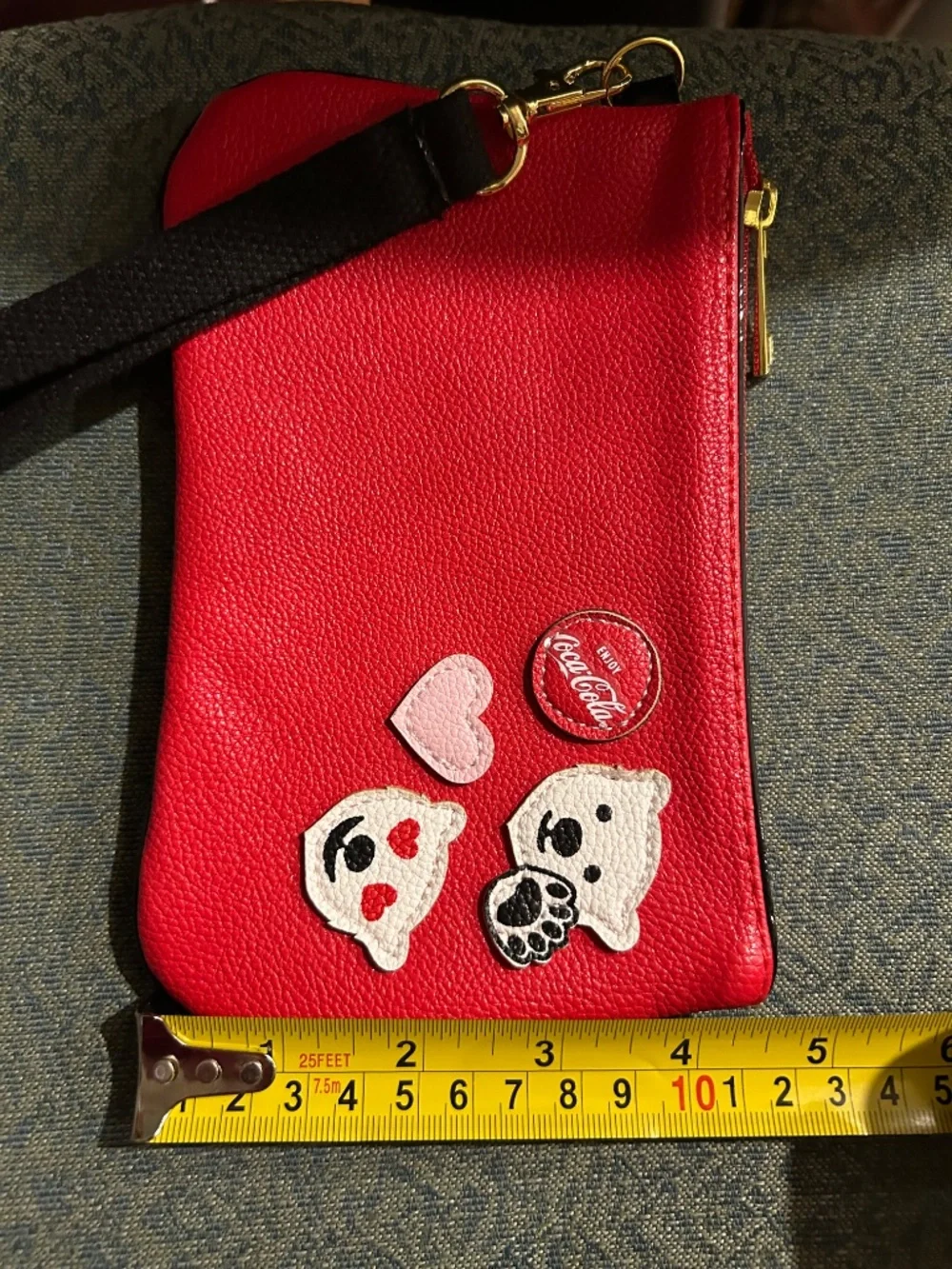 Official Coke wristlet! Coke/ Bears with removable wrist strap